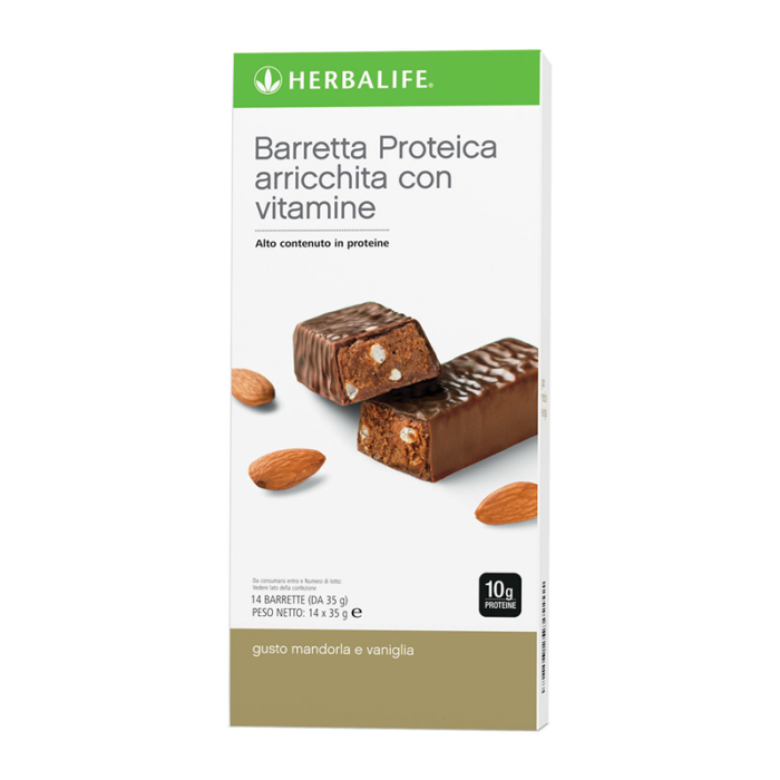 Herbalife barrette proteiche mandorla e vaniglia